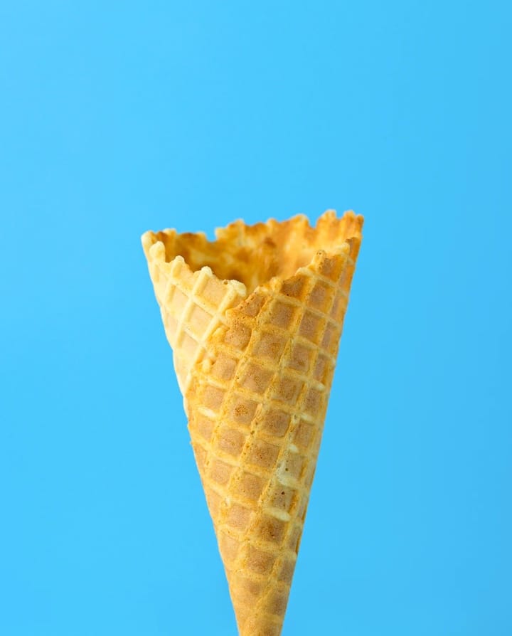 An ice-cream cone