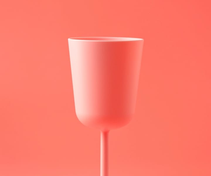 A tall cup